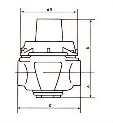 High-pressure floating ball valve